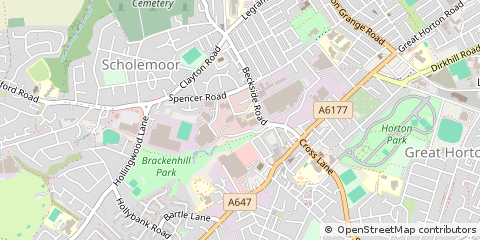 Map of Bradford