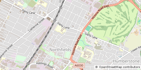 Map of Leicester