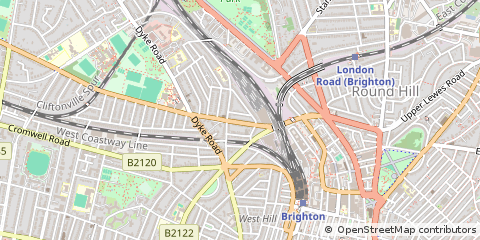 Map of Brighton