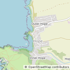Map of Kingsbridge, South Devon