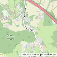 Map of Headley, Surrey