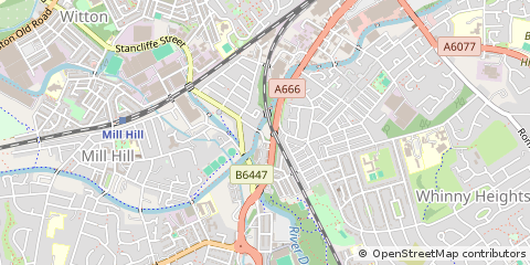 Map of Blackburn