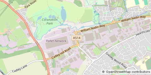 Map of Swadlincote