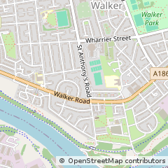 Map of Newcastle Upon Tyne