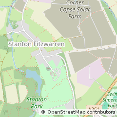 Map of Swindon, Wiltshire