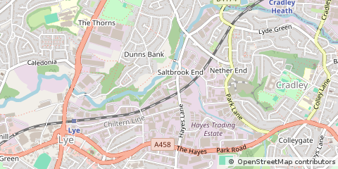 Map of Stourbridge