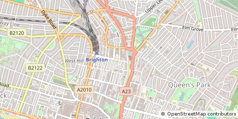 Map of Brighton, East Sussex