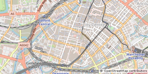 Map of Manchester