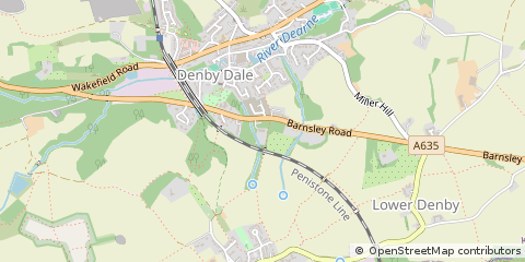 Map of Huddersfield