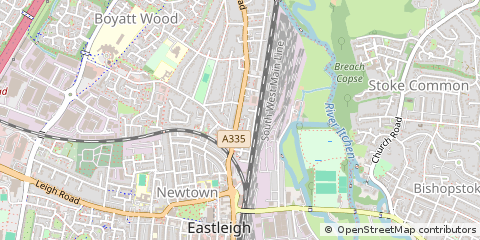 Map of Eastleigh