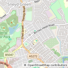 Map of Stoke-on-Trent