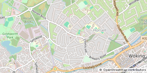 Map of Woking