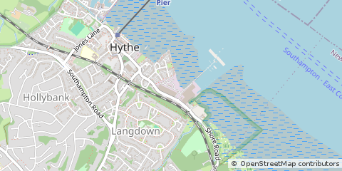 Map of Southampton, Hampshire