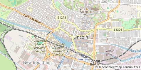 Map of Lincoln