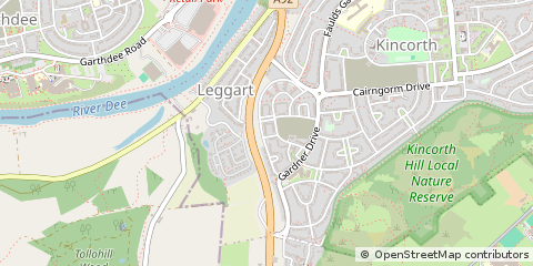 Map of Aberdeen
