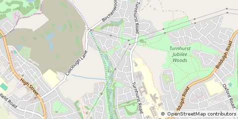 Map of Stoke on Trent, Staffordshire