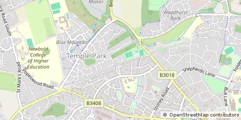Map of Bracknell, Berkshire