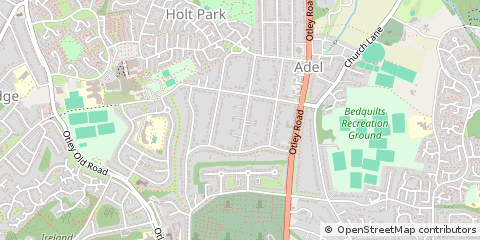 Map of Leeds
