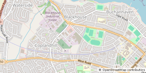 Map of Peterhead