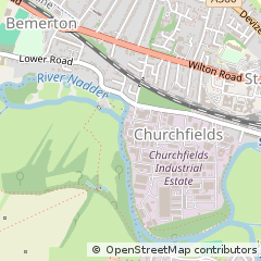 Map of Salisbury, Wiltshire