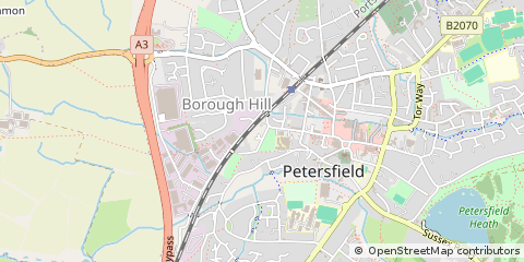 Map of Petersfield, Hampshire