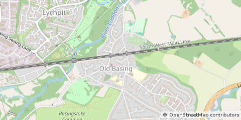 Map of Basingstoke
