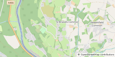 Map of Chepstow, Gwent