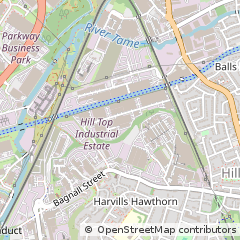 Map of West Bromwich