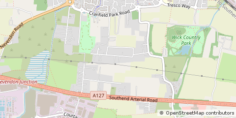 Map of Wickford, Essex