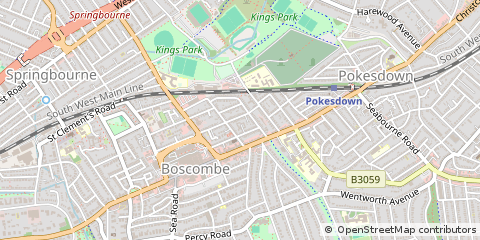Map of Bournemouth