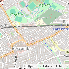 Map of Bournemouth