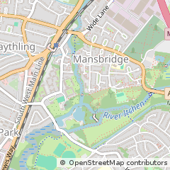 Map of Southampton, Hampshire