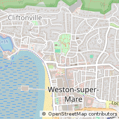 Map of Weston-Super-Mare, Somerset