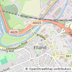 Map of Elland