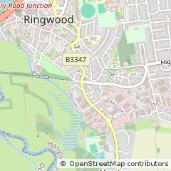 Map of Ringwood, Hampshire