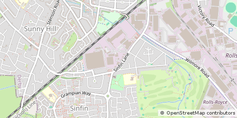 Map of Derby