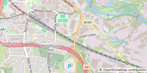 Map of Stourton,, Leeds