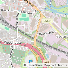 Map of Stourton,, Leeds