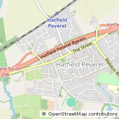 Map of Chelmsford, Essex