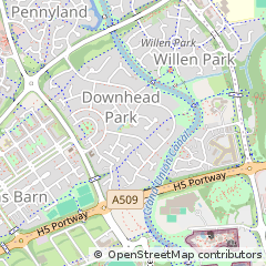 Map of Milton Keynes