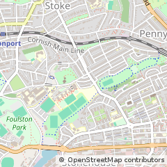 Map of Plymouth, Devon