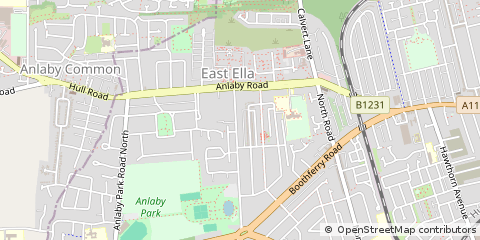 Map of Hull
