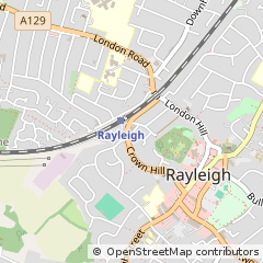 Map of Rayleigh, Essex