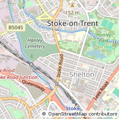 Map of Stoke-on-Trent