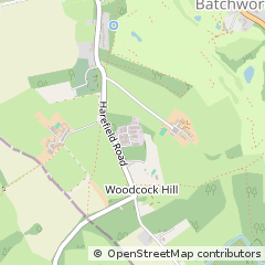 Map of Rickmansworth, Herts