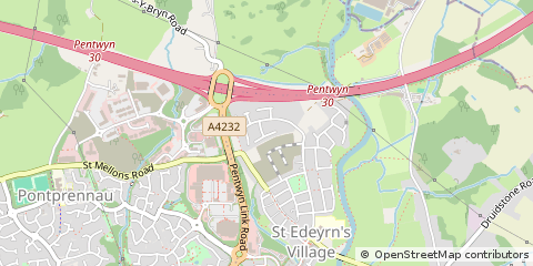 Map of Cardiff