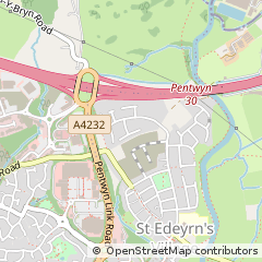 Map of Cardiff