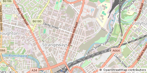 Map of Manchester