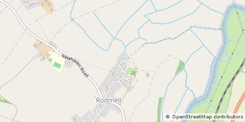 Map of Lewes, East Sussex