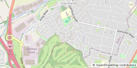 Map of Leicester